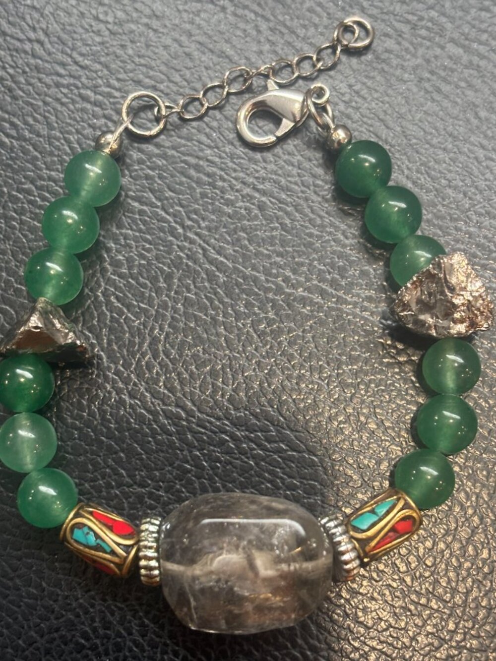 Boho Handcrafted Natural Stone Bracelet Unisex